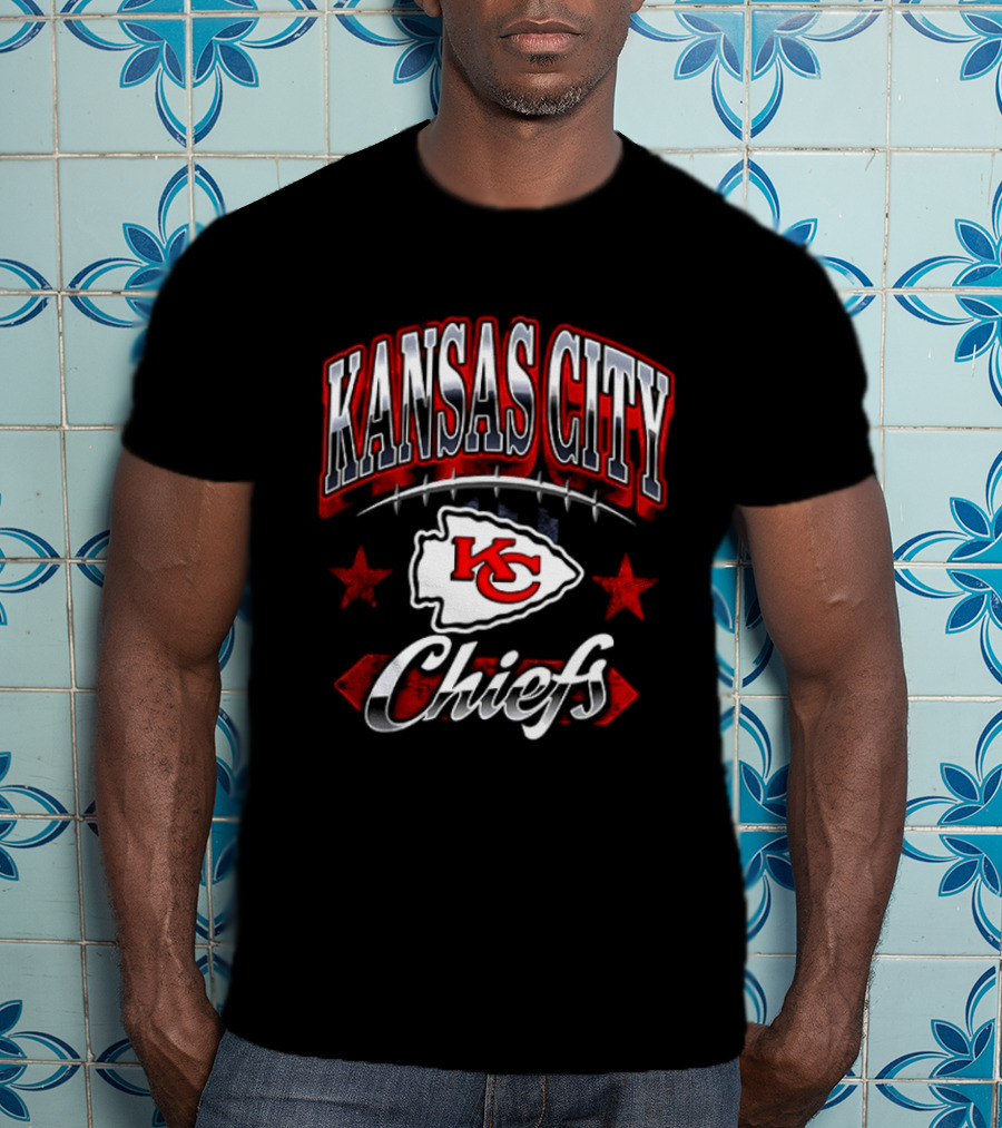 Kansas City Chiefs Americana 2026 KC Football Stars T-Shirt