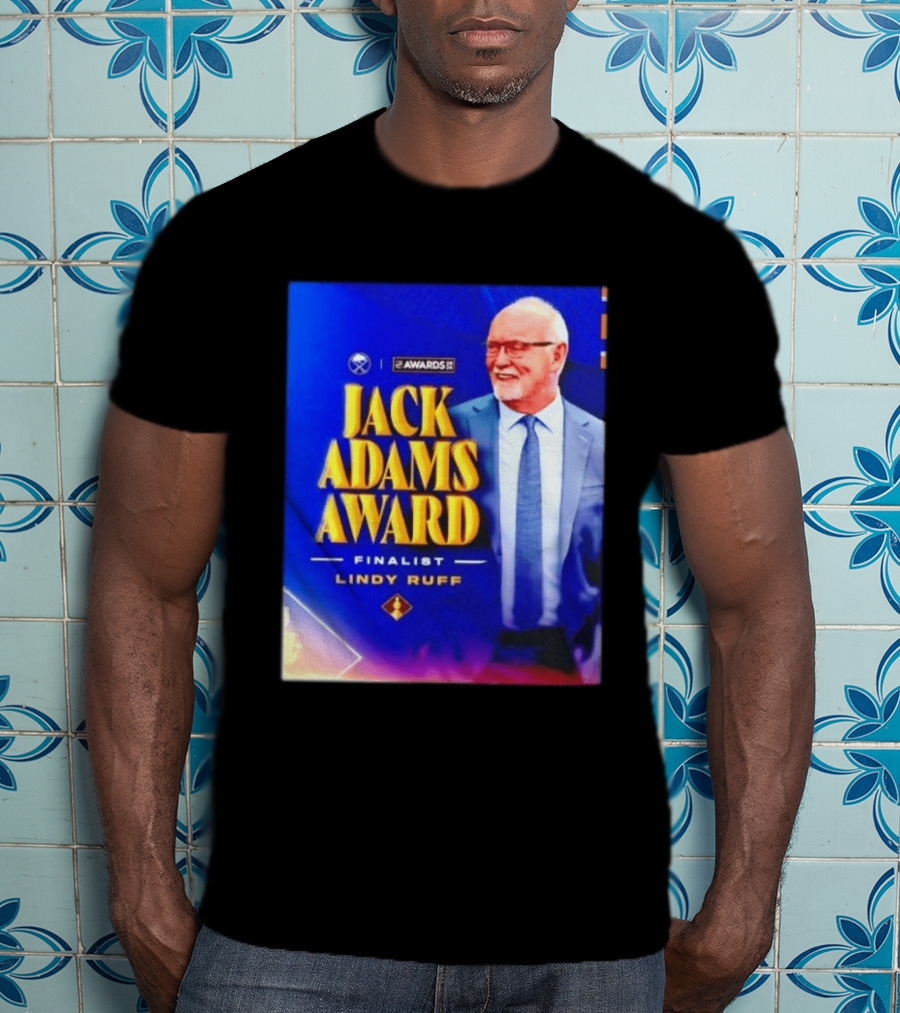 Lindy Ruff Jack Adams Award Finalist NHL Coach Recognition T-Shirt