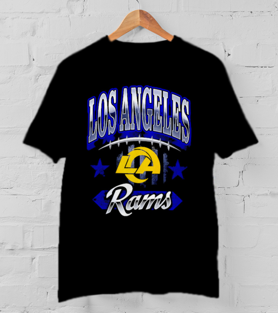Los Angeles Rams Americana 2026 Stars And Football T-Shirt