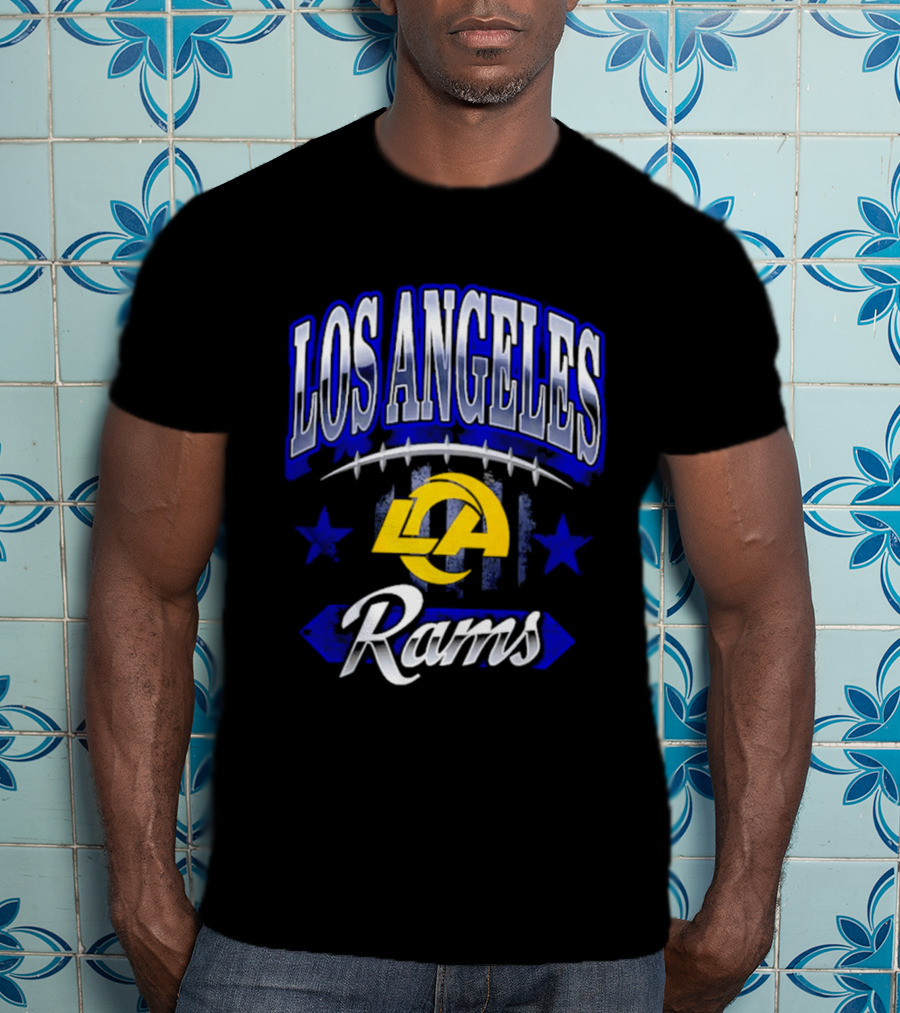Los Angeles Rams Americana 2026 Stars And Football T-Shirt