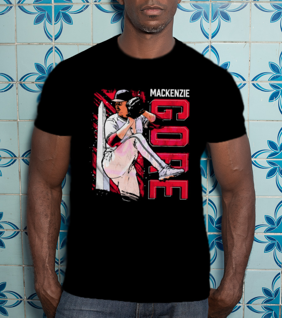 Mackenzie Gore Washington Pitching Action Baseball T-Shirt
