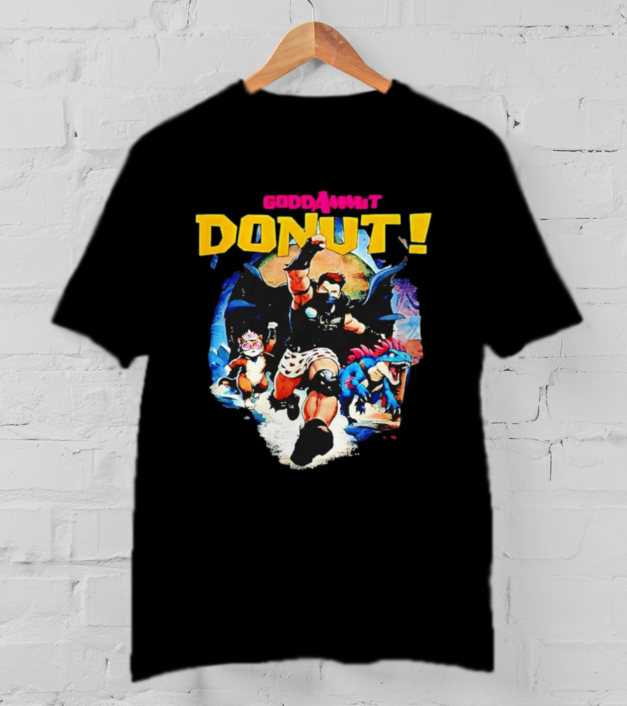 Goddamnit Donut Mongo Dungeon Crawler Carl Adventure T-Shirt