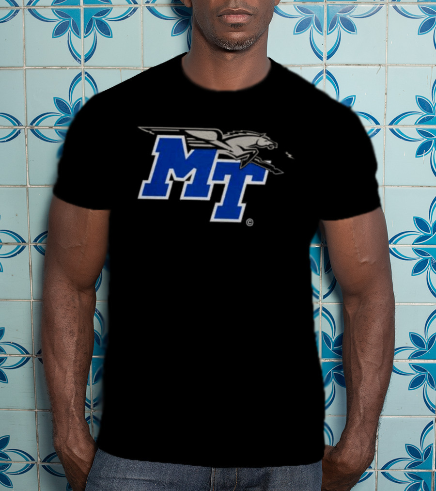 Middle Tennessee State Blue Raiders MT Flying Horse T-Shirt