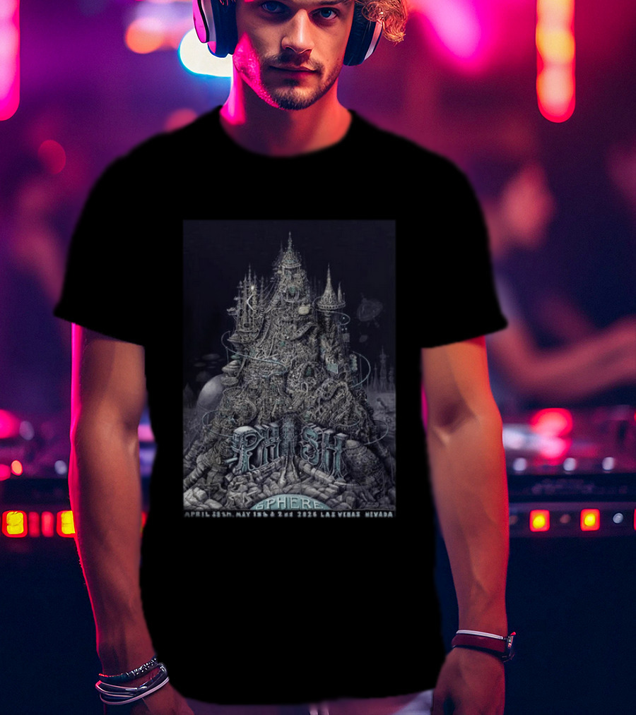 Phish Live At Sphere Las Vegas 2026 April 18 May 1 2 2026 T-Shirt
