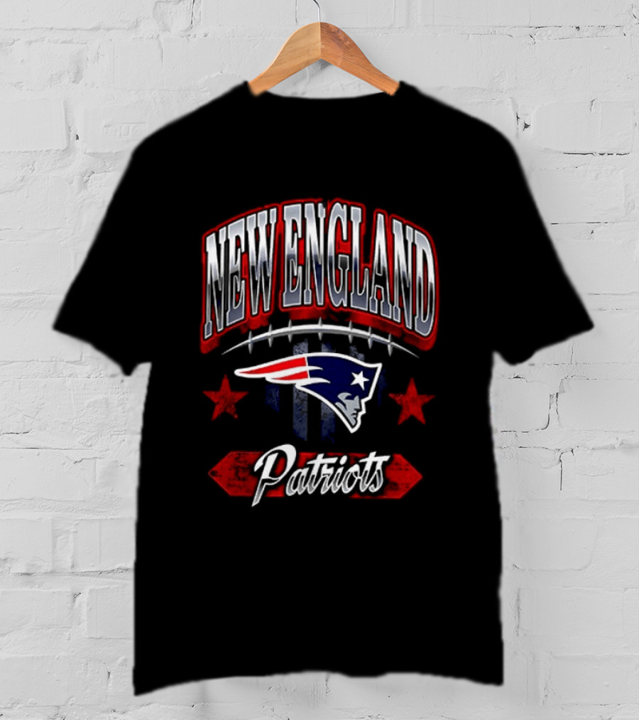 New England Patriots Americana 2026 Stars And Stripes T-Shirt