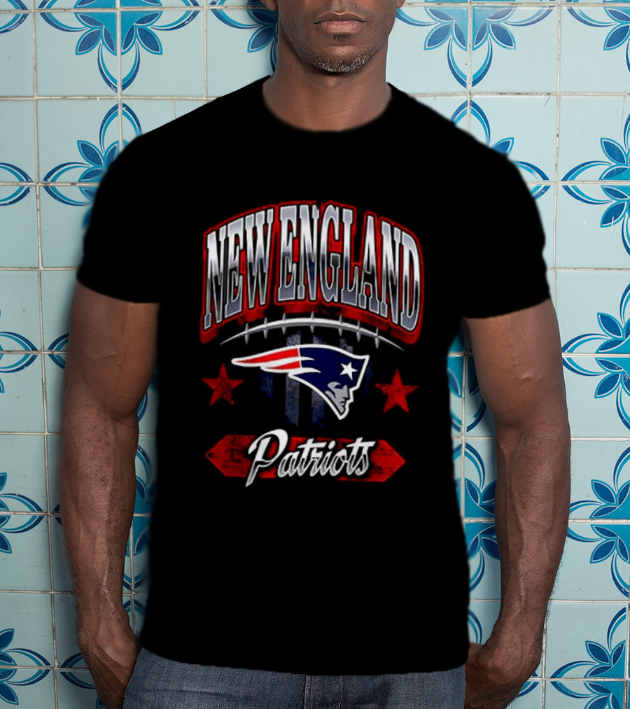 New England Patriots Americana 2026 Stars And Stripes T-Shirt