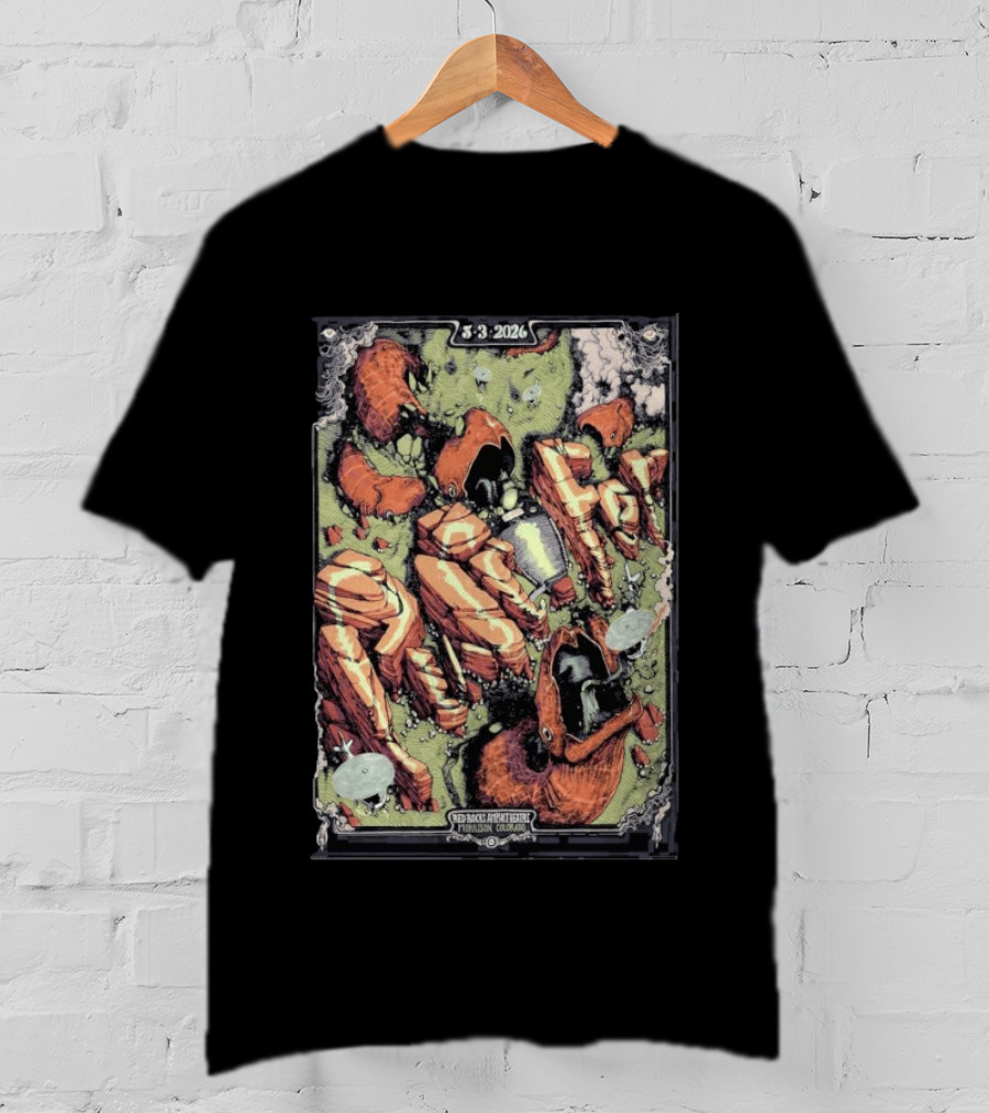 5 3 2026 Puscifer Red Rocks Amphitheatre Morrison Colorado T-Shirt