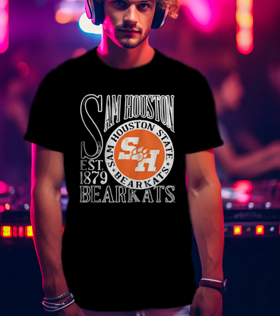 Sam Houston State Bearkats Est 1879 SH Paw T-Shirt