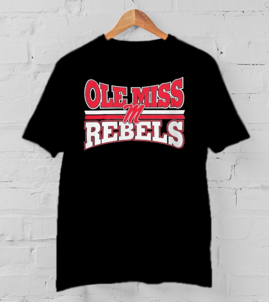 Ole Miss Rebels Team M Zoom Sports Fan T-Shirt
