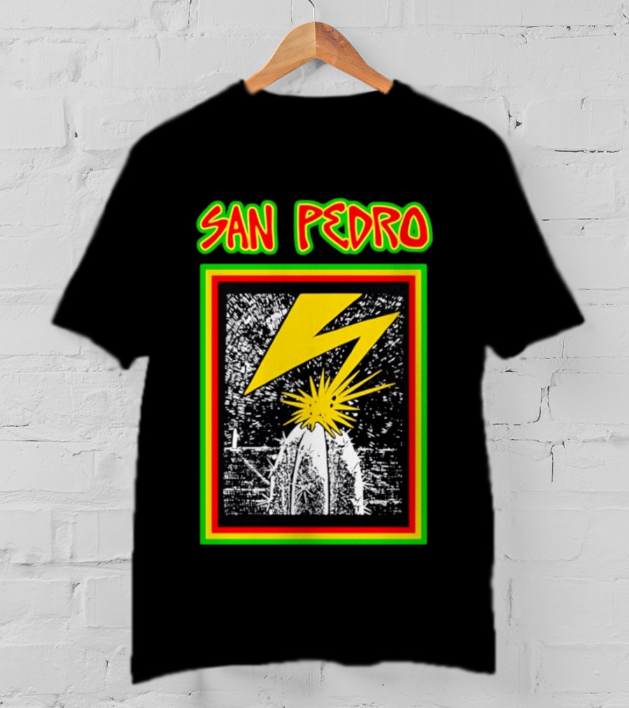 San Pedro Lightning Bolt Cactus Explosion T-Shirt