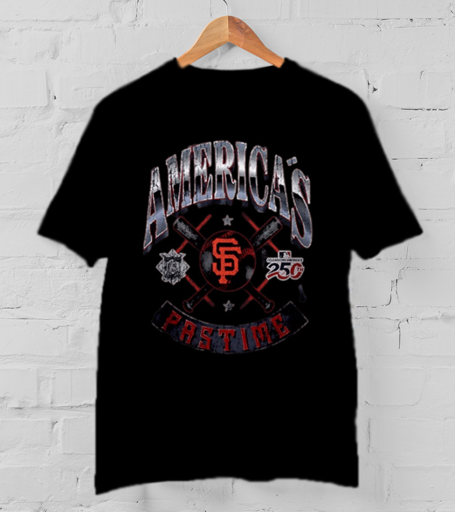 America's Pastime San Francisco Celebrate 250th Baseball Anniversary T-Shirt