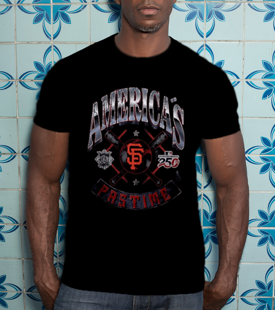 America's Pastime San Francisco Celebrate 250th Baseball Anniversary T-Shirt
