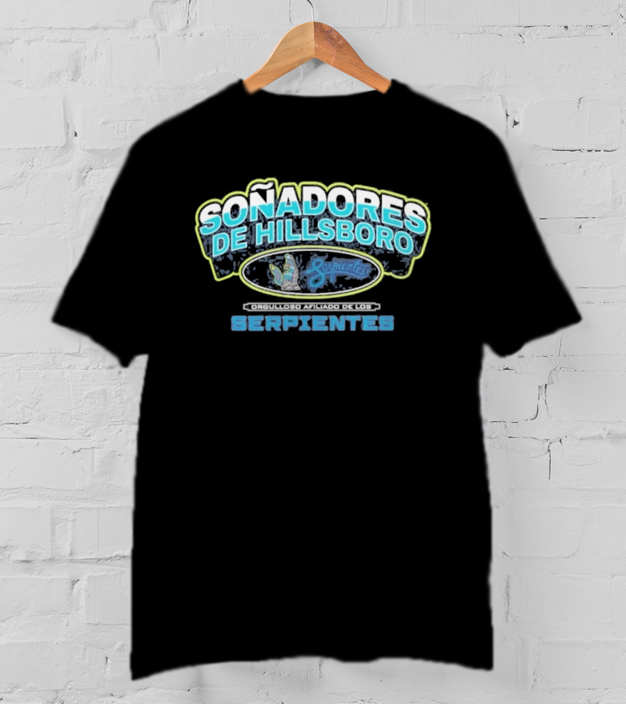 Soñadores De Hillsboro Serpientes Copa De La Diversion Baseball T-Shirt