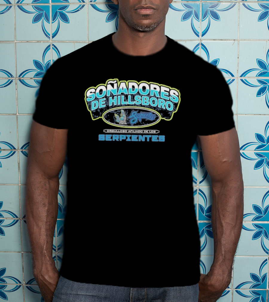 Soñadores De Hillsboro Serpientes Copa De La Diversion Baseball T-Shirt