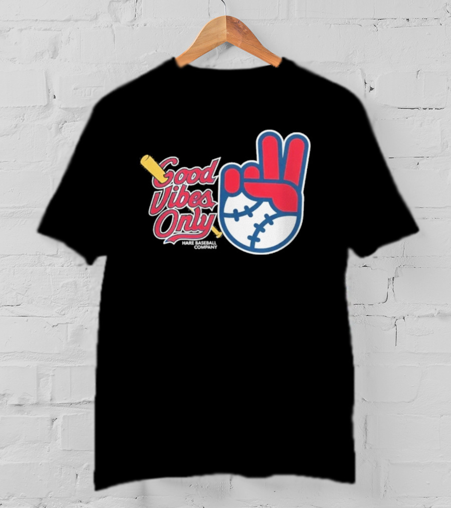 Good Vibes Only St. Louis Cardinals 2026 Baseball Peace Sign T-Shirt