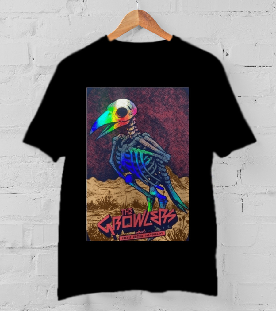 The Growlers Las Vegas Area 15 May 1 2026 Skeleton Bird T-Shirt