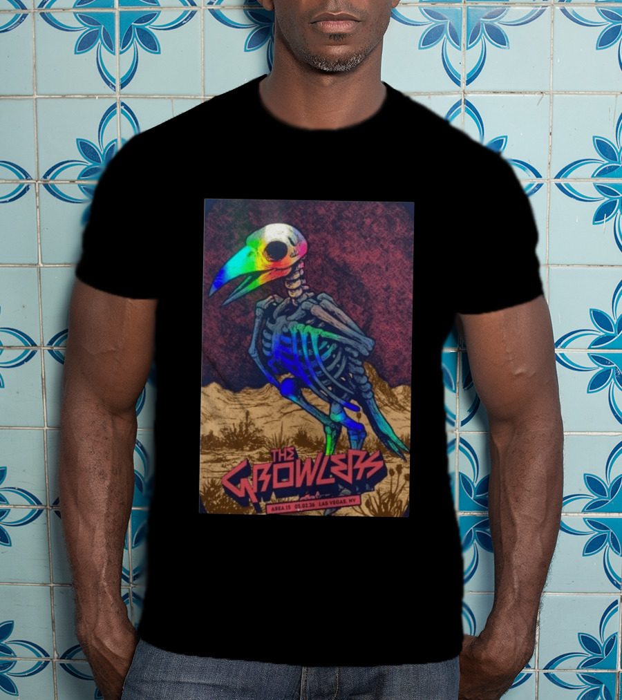The Growlers Las Vegas Area 15 May 1 2026 Skeleton Bird T-Shirt