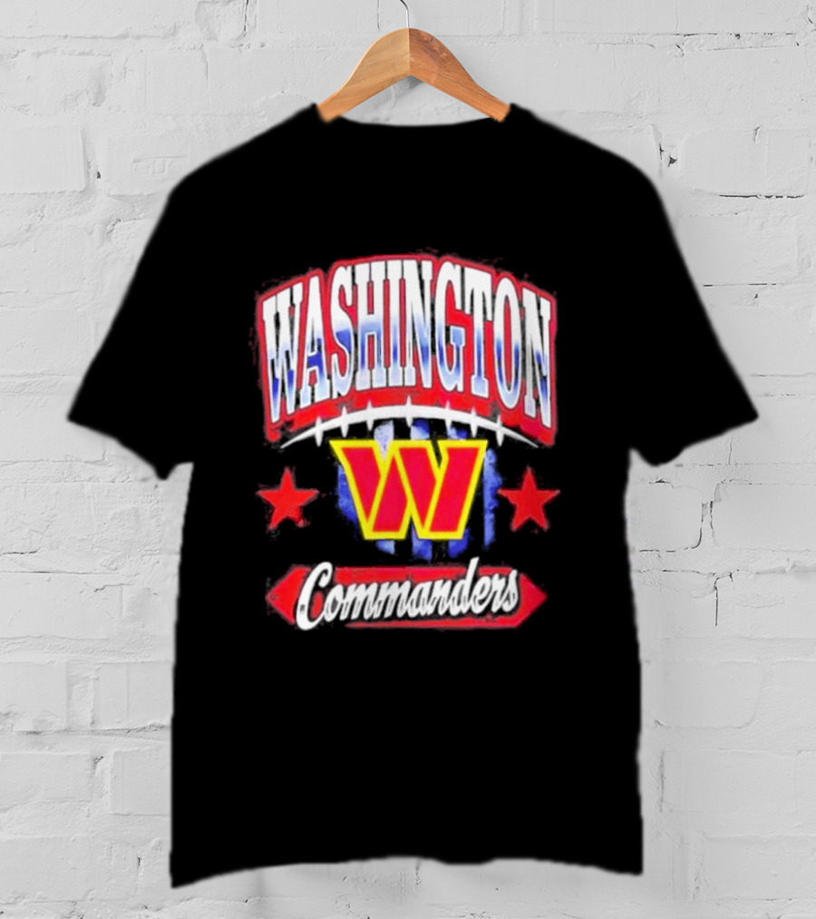 Washington Commanders W Americana Football Stars T-Shirt
