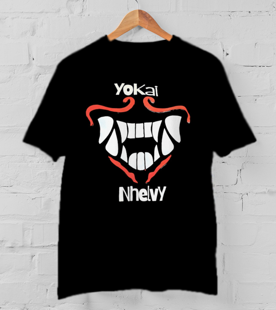 Yokai Nhelvy Demon Mask Teeth T-Shirt