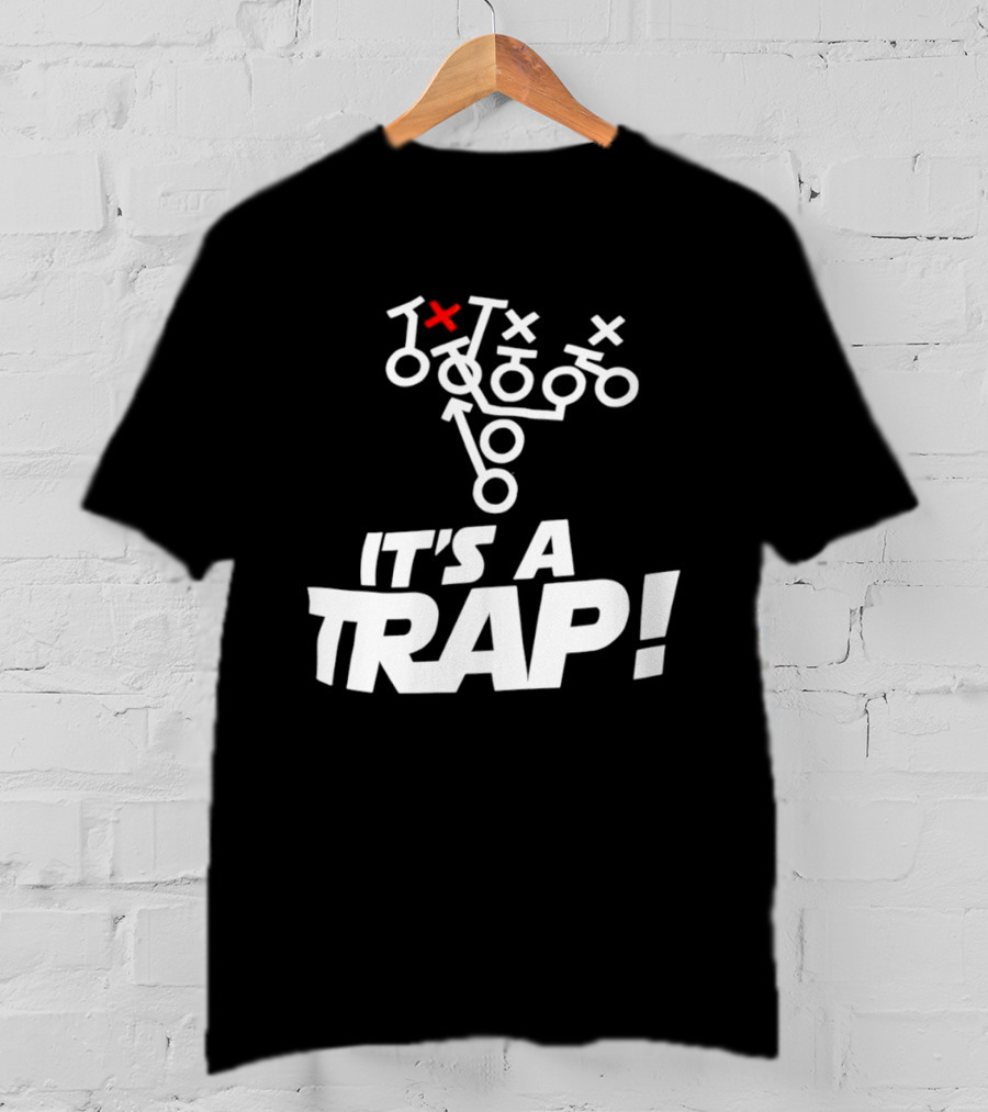 It's A Trap Star Wars Football Play Strategy T-Shirt