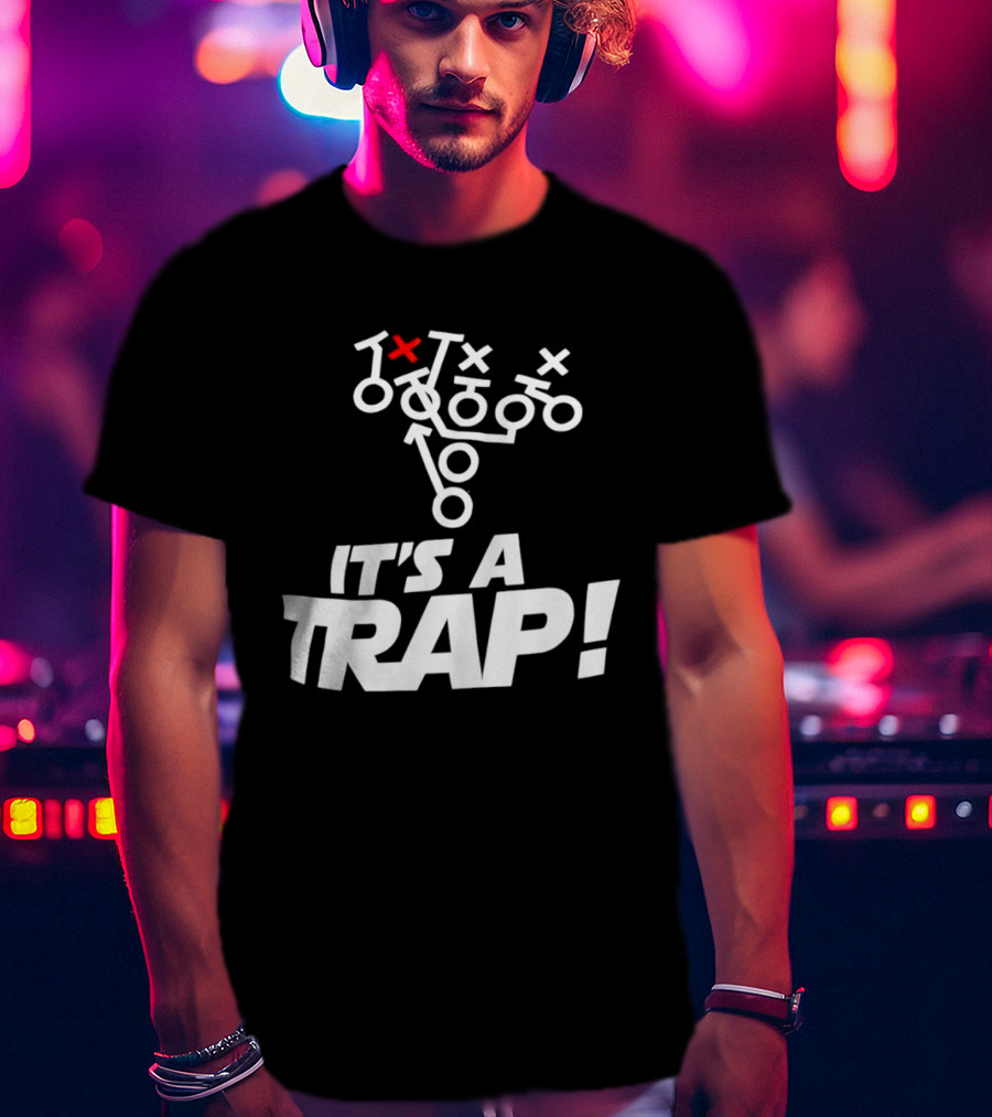 It's A Trap Star Wars Football Play Strategy T-Shirt