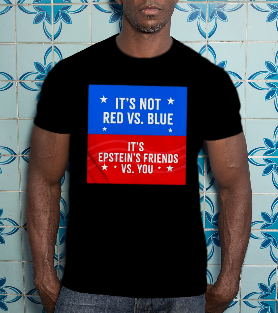 It's Not Red Vs Blue It's Epstein's Friends Vs You T-Shirt