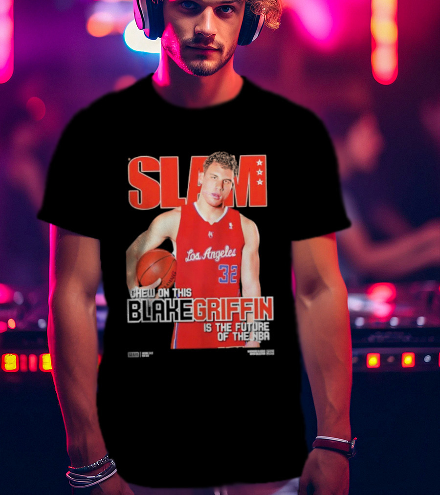 SLAM Los Angeles Clippers Blake Griffin Chew On This Is The Future Of The NBA T-Shirt