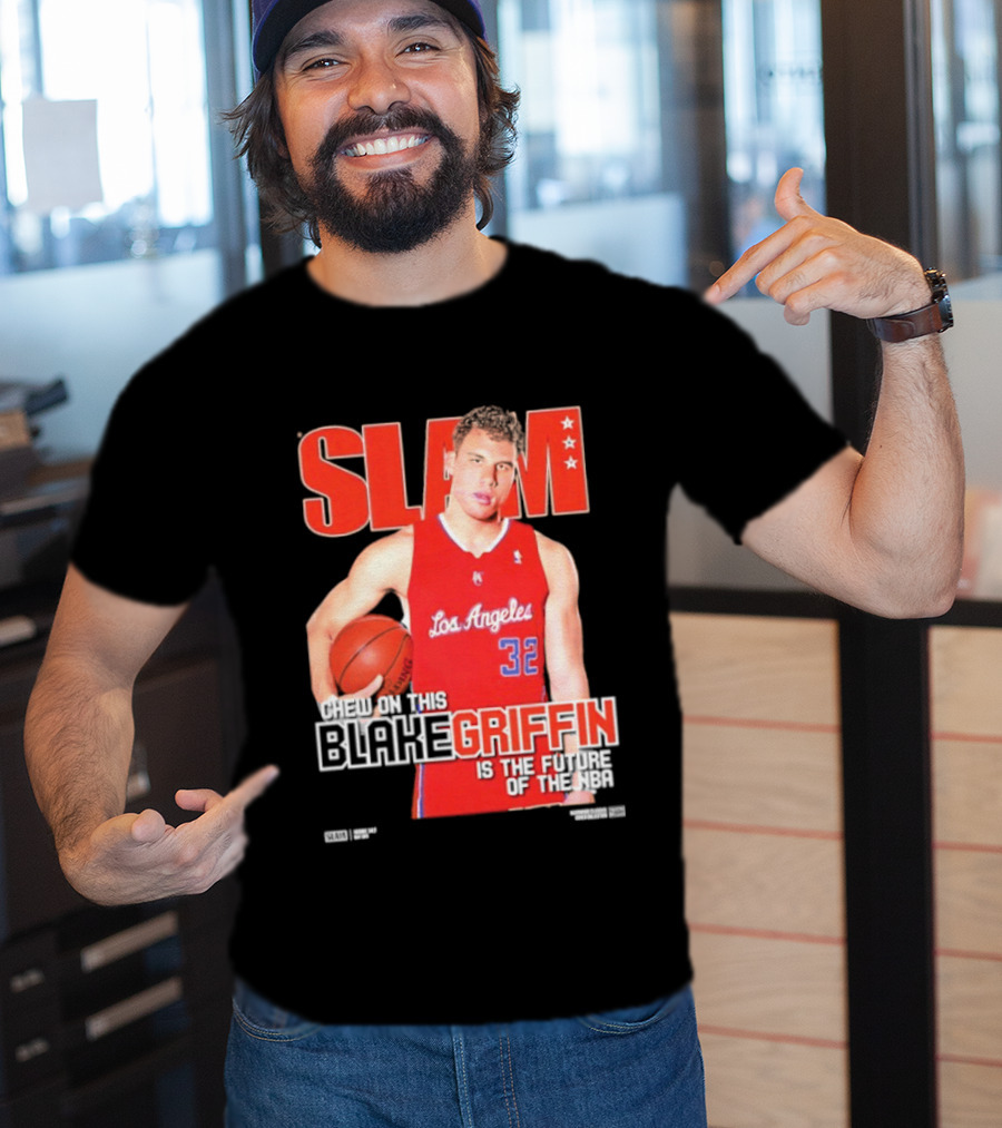 SLAM Los Angeles Clippers Blake Griffin Chew On This Is The Future Of The NBA T-Shirt