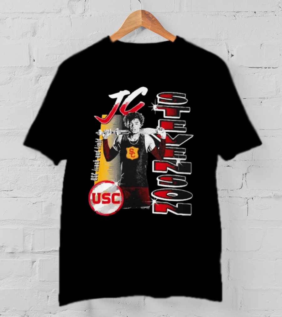 JC Stevenson USC Track And Field Player Name Athlete USC T-Shirt
