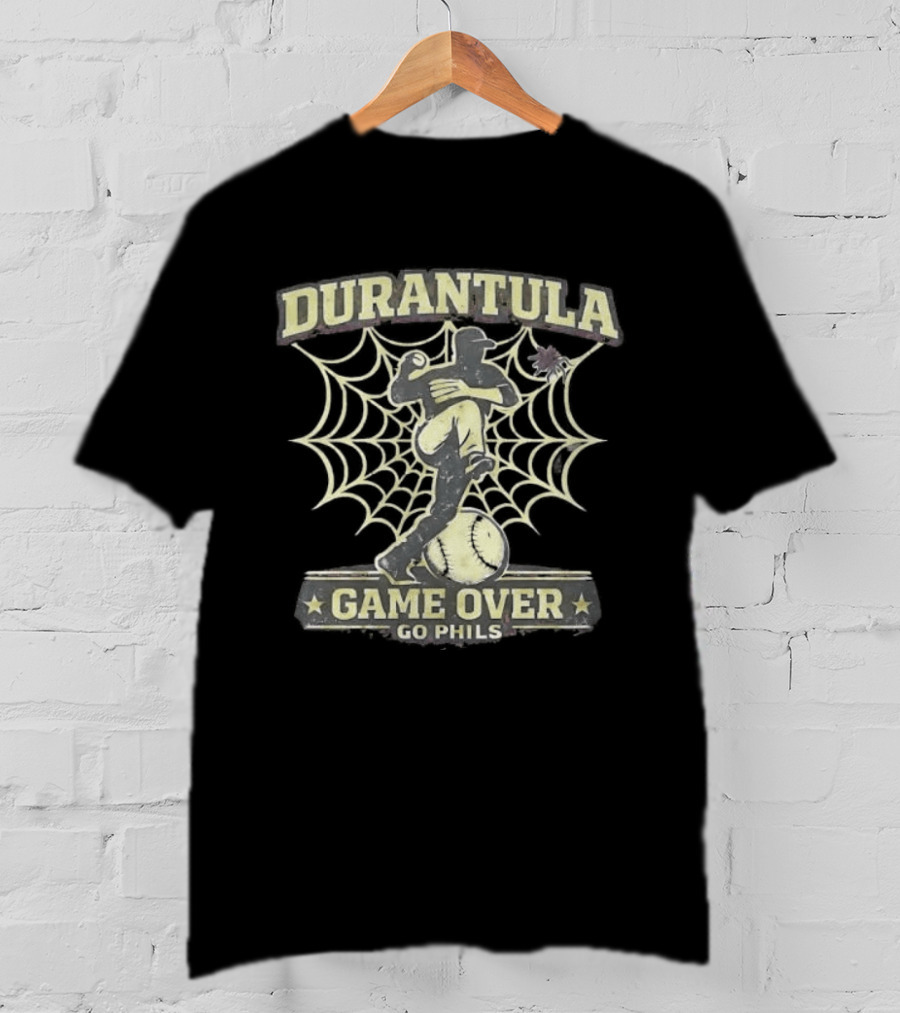 Jhoan Duran Durantula Game Over Phillies Spider Web T-Shirt