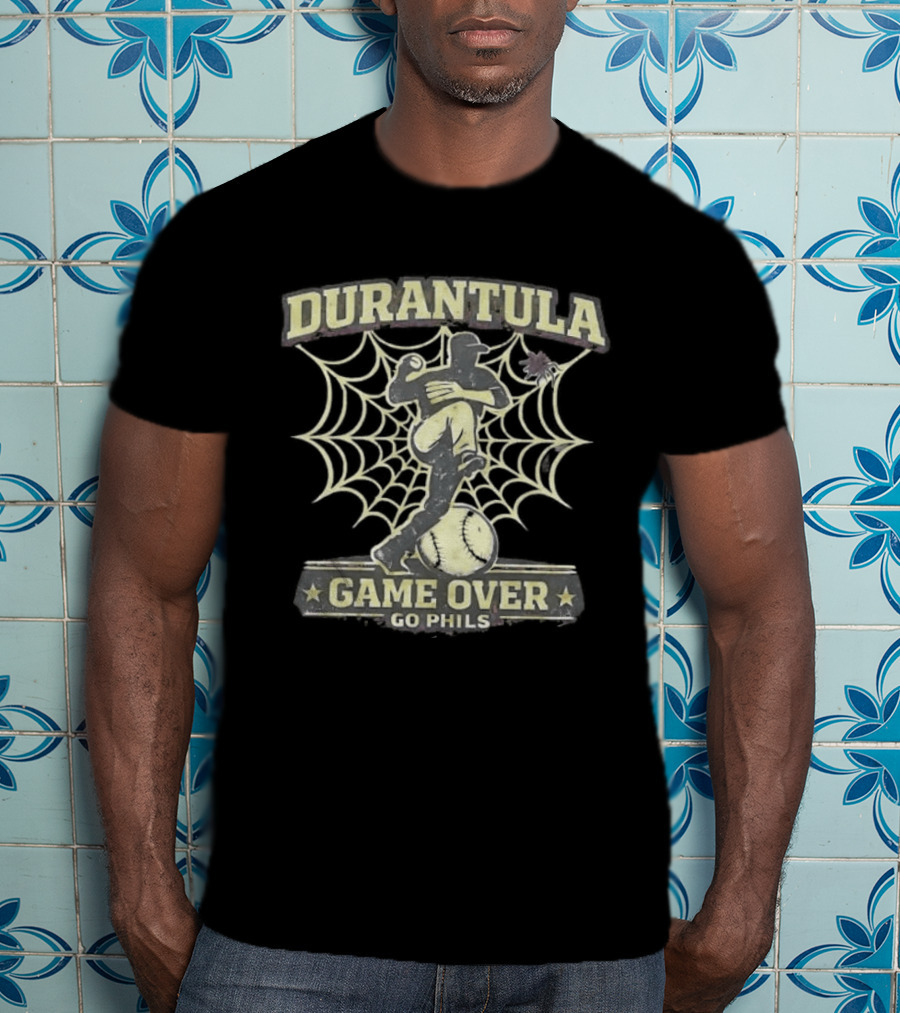 Jhoan Duran Durantula Game Over Phillies Spider Web T-Shirt