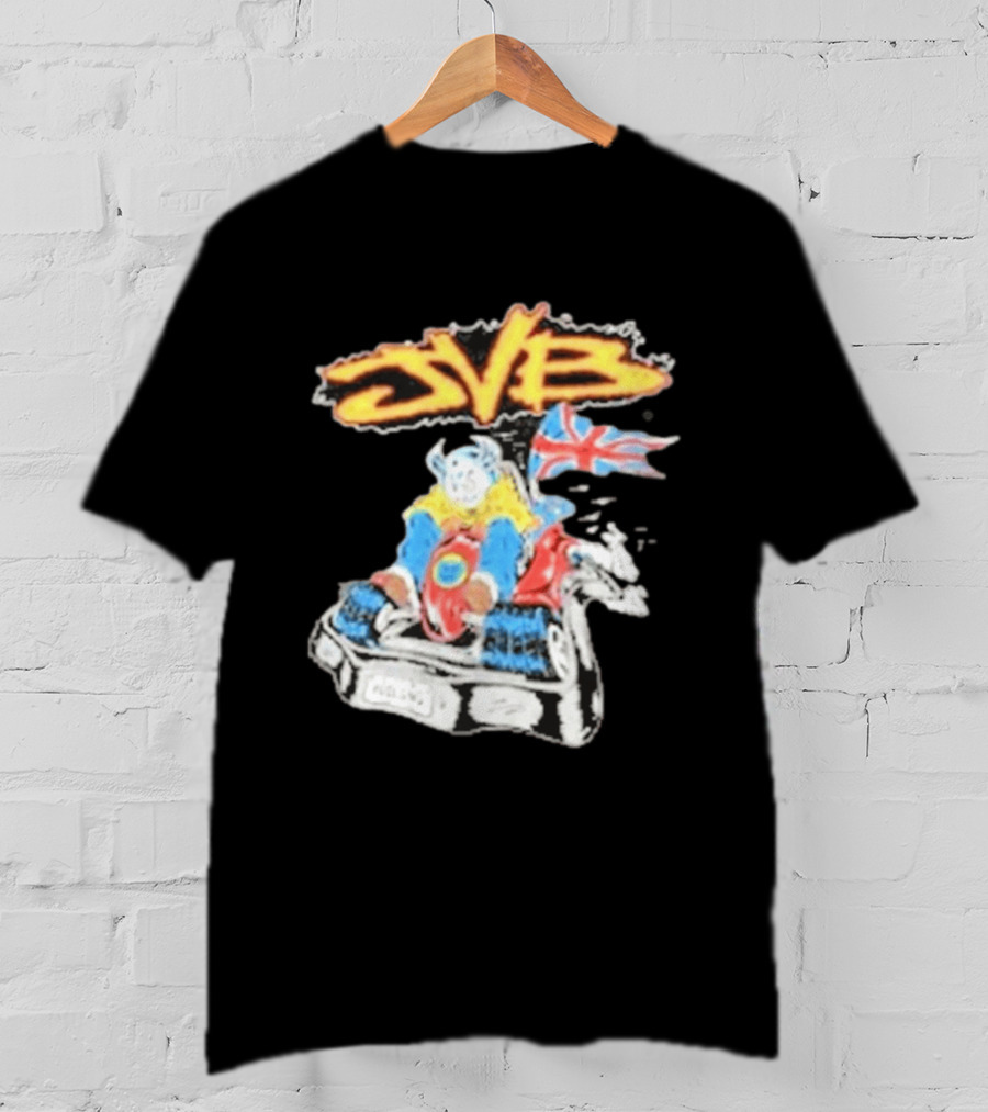 JVB Tour UK 2026 Viking Racer With Union Jack Flag T-Shirt