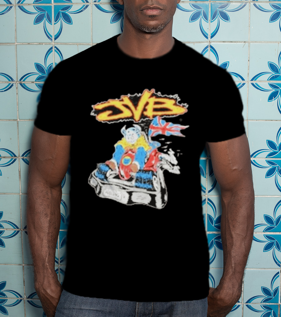 JVB Tour UK 2026 Viking Racer With Union Jack Flag T-Shirt