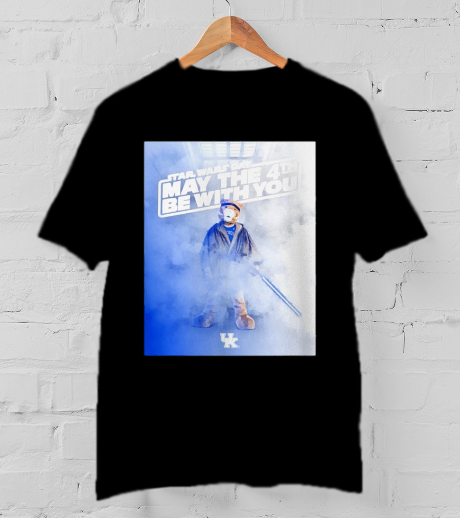 Star Wars Day May The 4th Be With You Kentucky Wildcats T-Shirt