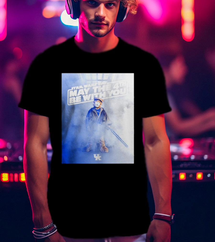 Star Wars Day May The 4th Be With You Kentucky Wildcats T-Shirt