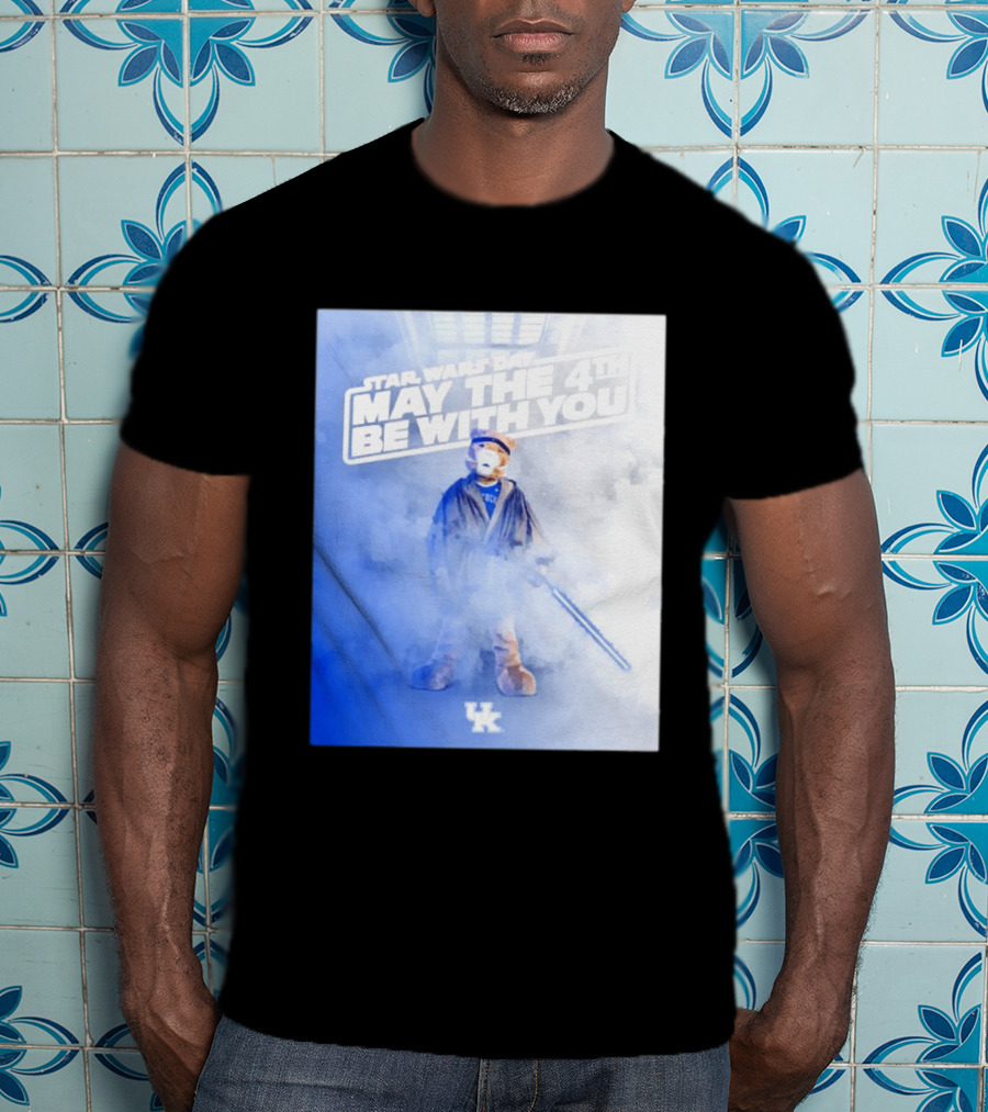 Star Wars Day May The 4th Be With You Kentucky Wildcats T-Shirt