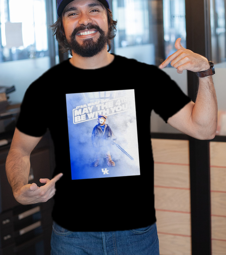 Star Wars Day May The 4th Be With You Kentucky Wildcats T-Shirt