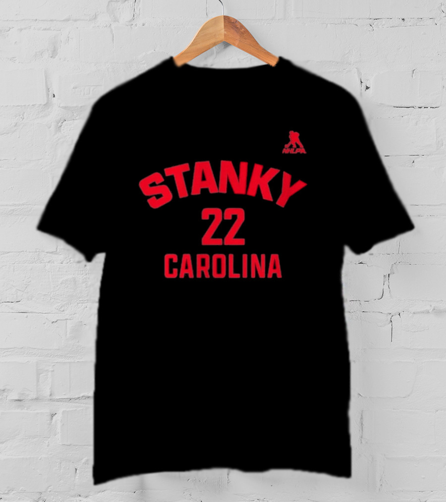 Logan Stankoven Carolina Name & Number T-Shirt