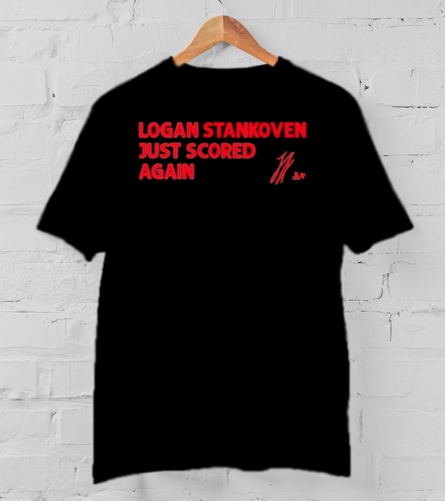 Logan Stankoven Just Scored Again 11 57 T-Shirt