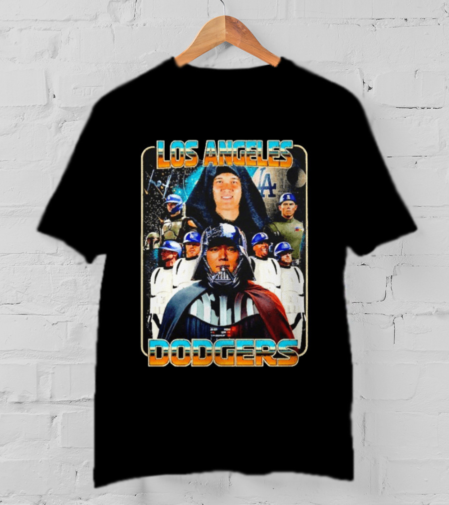 Los Angeles Dodgers Star Wars May The 4th Celebration T-Shirt