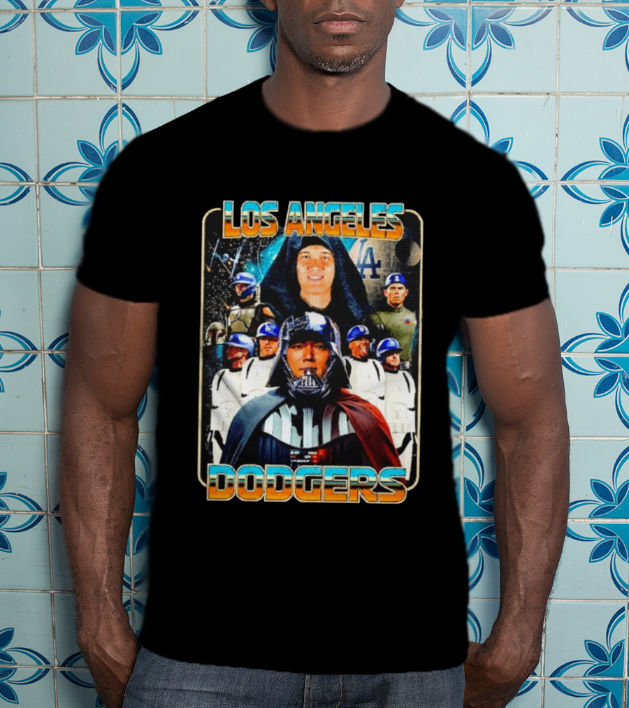 Los Angeles Dodgers Star Wars May The 4th Celebration T-Shirt