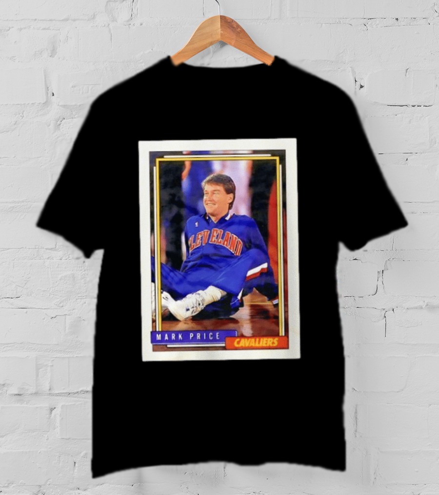 Cleveland Cavaliers Mark Price 1992 Basketball Trading Card Classic Moment T-Shirt