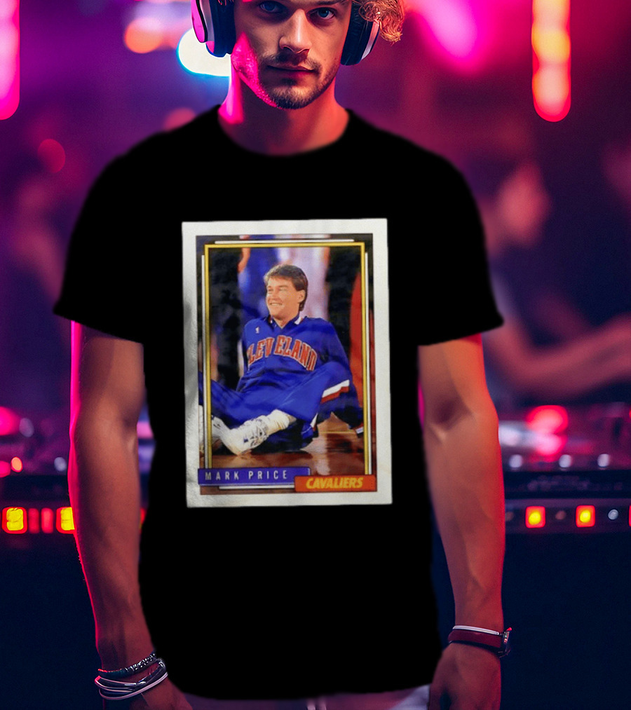 Cleveland Cavaliers Mark Price 1992 Basketball Trading Card Classic Moment T-Shirt