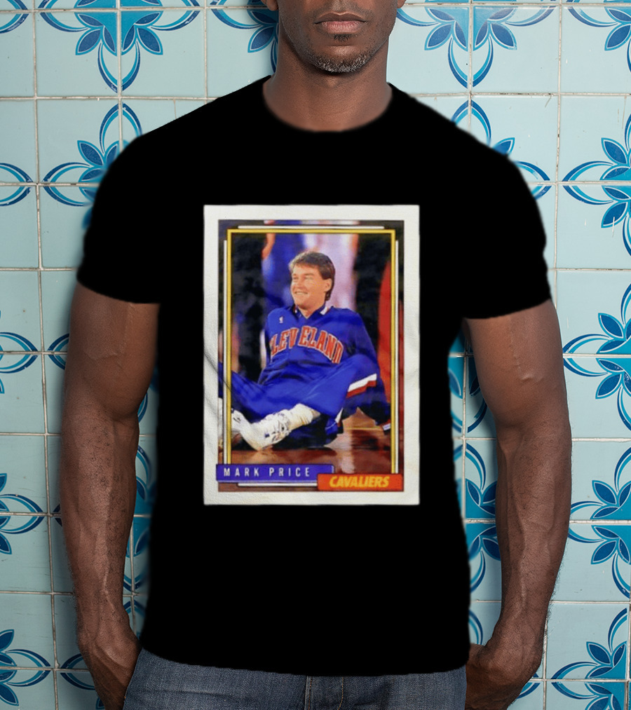Cleveland Cavaliers Mark Price 1992 Basketball Trading Card Classic Moment T-Shirt