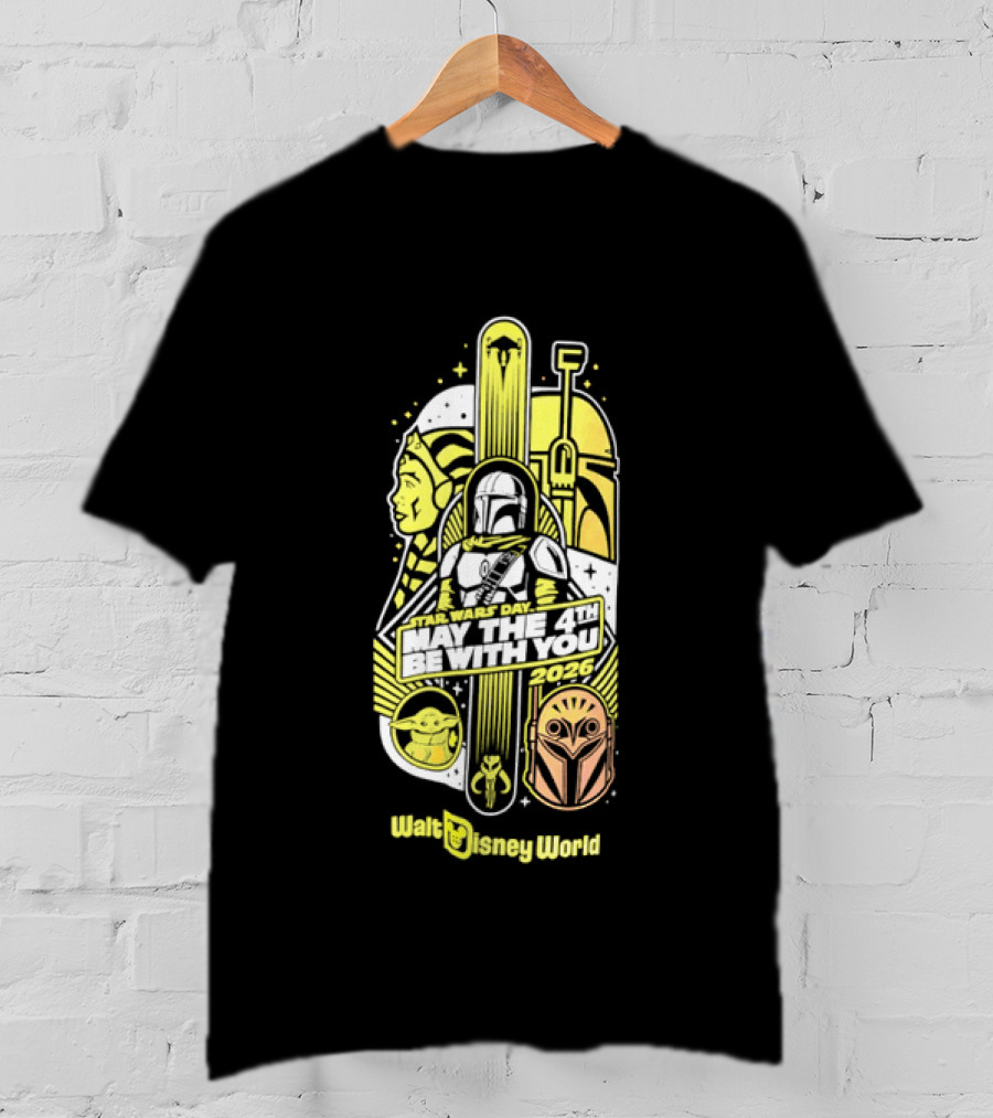 Mandalorian Grogu Star Wars Day 2026 Walt Disney World Adventure T-Shirt