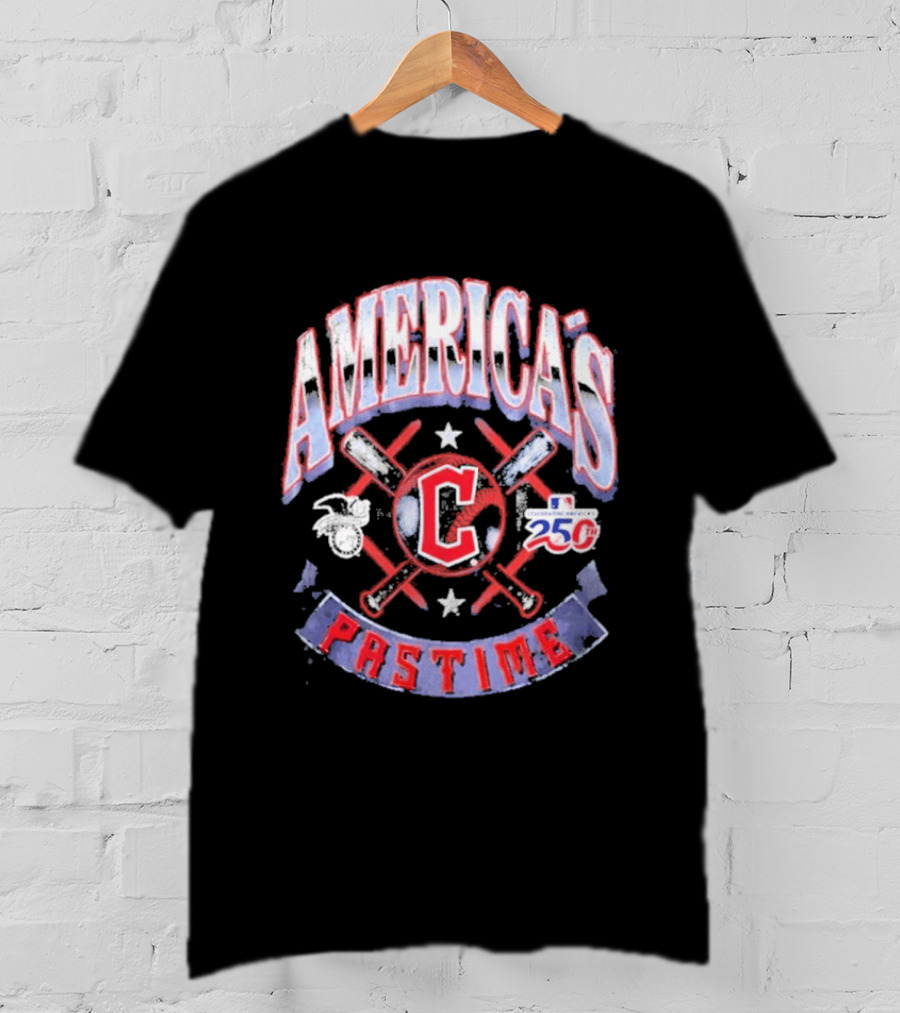 Cleveland Guardians 250th Anniversary America's Pastime T-Shirt
