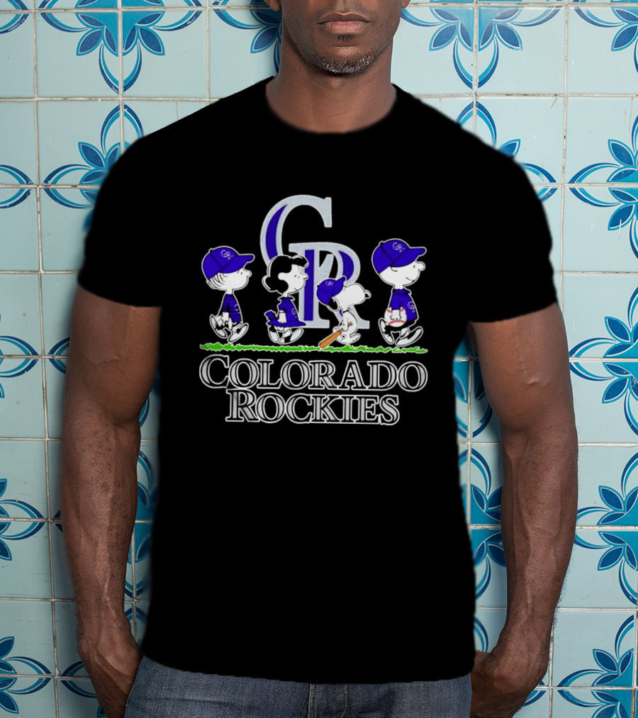 Colorado Rockies Peanuts Abbey Road 2026 T-Shirt