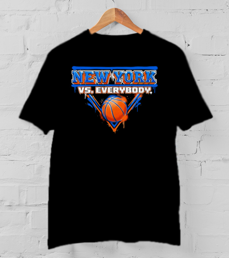 New York Vs Everybody Knicks Basketball NBA 2026 T-Shirt