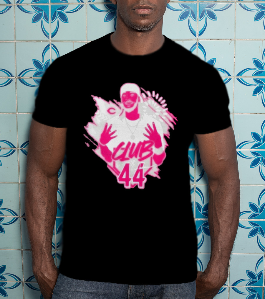 Elly De La Cruz Club 44 Pink Cincinnati Baseball T-Shirt