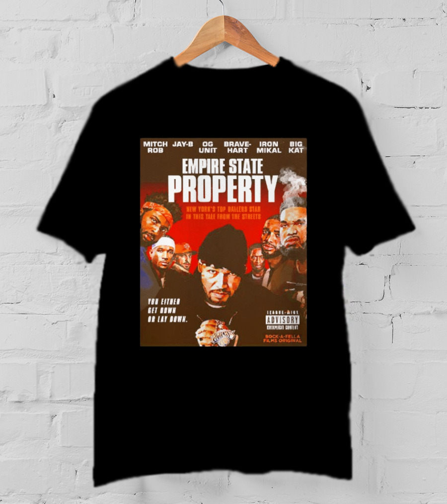 Mitch Rob Jay B OG Unit Brave Hart Iron Mikal Big Kat Empire State Property New York Knicks Baller Tale T-Shirt